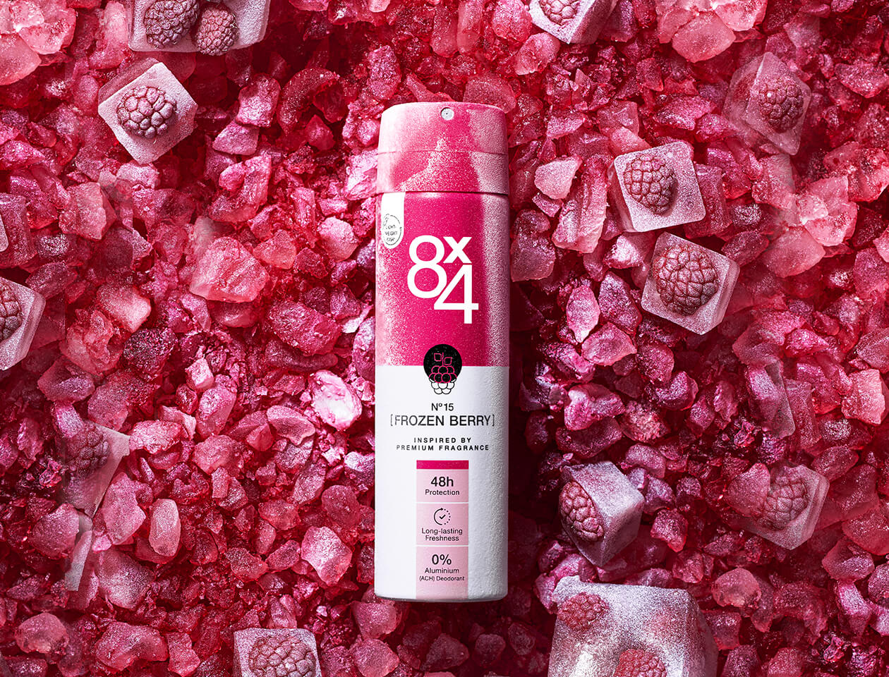 8X4 Deo | Produkte | Deodorant | N°15 Frozen Berry